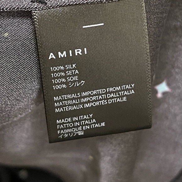Amiri Silk Button Up NWT - Picture 8 of 9